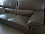 Leren zetel - L.2m19 x Diepte 90 cm, Huis en Inrichting, Zetels | Zetels, Ophalen, Modern / stijvol, Tweepersoons, Zo goed als nieuw