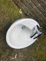Lavabo  inbouw met mengkraan, Doe-het-zelf en Bouw, Sanitair, Ophalen, Kraan