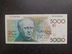 5000 francs Guido Gezelle Lakière-Godeau als nieuw!!, Postzegels en Munten, Ophalen of Verzenden, Los biljet