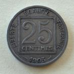 25 cent Frankrijk 1903, Postzegels en Munten, Ophalen of Verzenden, Frankrijk, Losse munt