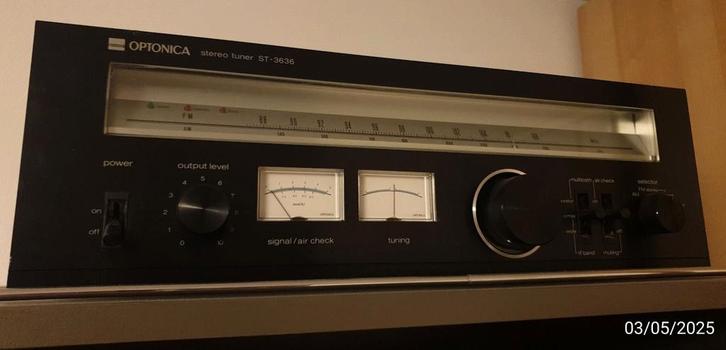 Top serie versterker Sharp Optonica SM-4646 zwart + ST-3636, Audio, Tv en Foto, Versterkers en Ontvangers, Zo goed als nieuw, Stereo