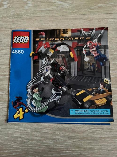 Lego Spiderman 2 4860 Cafe Attack compleet incl instructie, Kinderen en Baby's, Speelgoed | Duplo en Lego, Zo goed als nieuw, Lego