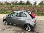 Fiat 500 CABRIO 1200 Benzine, ZEER MOOI !, Voorwielaandrijving, 4 cilinders, Cabriolet, Leder en Stof