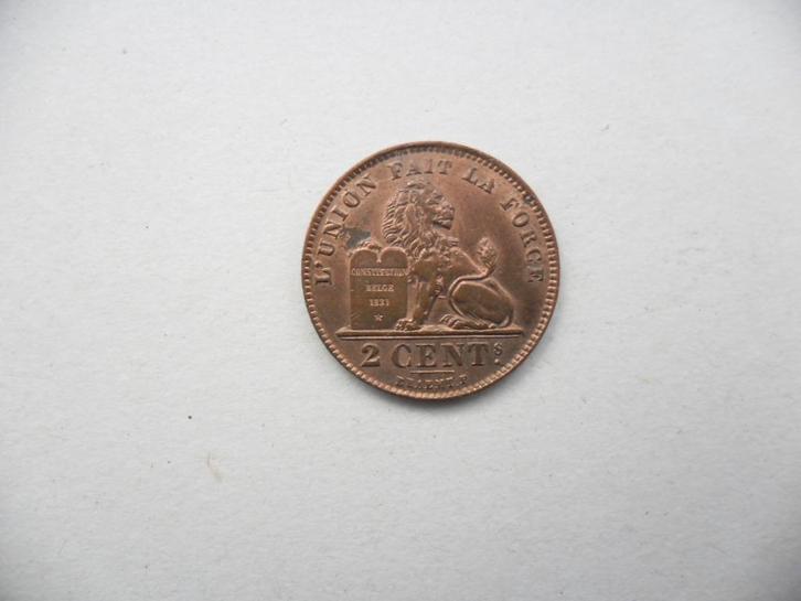2 cent Albert I 1919 FR koper, Postzegels en Munten, Munten | België, Losse munt, Metaal, Verzenden