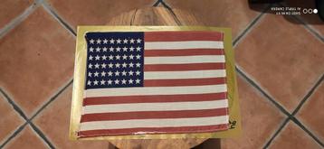 WW2 Originele Amerikaanse vlagbevrijding 1944