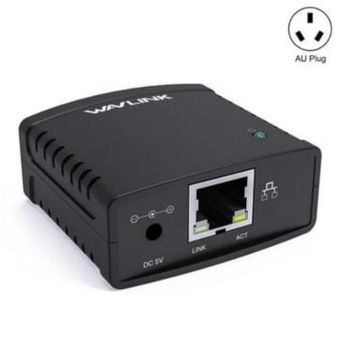 serveur d'impression réseau WAVLINK WL-NU72P11 USB 2.0, Informatique & Logiciels, Pc & Câble réseau, Comme neuf, Enlèvement ou Envoi