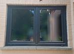 Dubbele raam, pvc, antraciet, triple glas/HR+++, Doe-het-zelf en Bouw, Raamkozijnen en Schuifdeuren, Ophalen, Zo goed als nieuw
