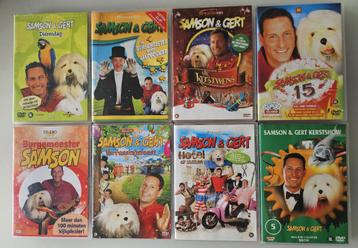 8 Studio 100 dvd's Samson & Gert beschikbaar voor biedingen