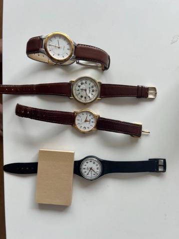 Vintage horloges Rodania Pontiac Jean Bellve en swatch