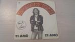 disque vinyl 45 umberto tozzi Ti Amo, Ophalen of Verzenden, 1980 tot 2000, Zo goed als nieuw