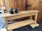 oude landelijke sidetable, Huis en Inrichting, Ophalen, Teakhout, Nieuw, 150 tot 200 cm
