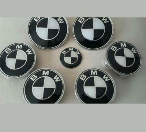 Ensemble de 7 emblèmes BMW G20 G21 G05 E60 E90 E39 noirs, Autos : Divers, Tuning & Styling, Enlèvement ou Envoi
