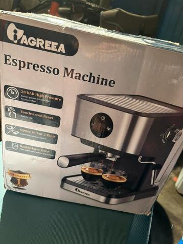 Nieuwe espresso machine 