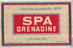 SPA GRENADINE. LIMONADE. ANCIENNE ETIQUETTE., Enlèvement ou Envoi