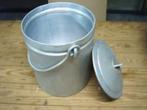 Grote oude dik aluminium kookpot met hengsel en deksel, Ophalen, Gebruikt, Fornuis, Frituur en Grillen