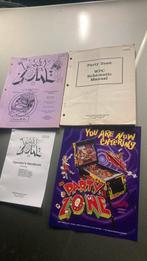 Flipperkast party zone manual set + flyer, Verzamelen, Automaten | Flipperkasten, Ophalen of Verzenden, Gebruikt, Flipperkast