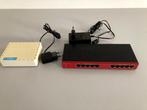 Mikrotik routerboard RB2011iL-IN + hap lite + 2x TP link AP, Computers en Software, Routers en Modems, Ophalen of Verzenden, Gebruikt
