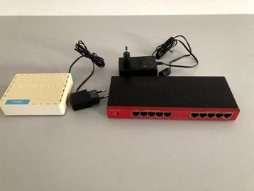 Mikrotik routerboard RB2011iL-IN + hap lite + 2x TP link AP beschikbaar voor biedingen