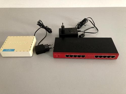 Mikrotik routerboard RB2011iL-IN + hap lite + 2x TP link AP, Computers en Software, Routers en Modems, Gebruikt, Ophalen of Verzenden
