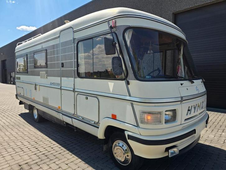 Mercedes Hymer 2.9D 1991 TN410DB 105dkm S670 Camper, Caravans en Kamperen, Mobilhomes, Bedrijf, tot en met 5, Integraal, Hymer
