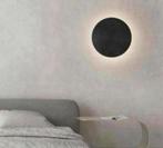 Lampe murale Creative LED cercle noir lamp mural ronde 30 cm, Enlèvement ou Envoi, Neuf, Ampoule LED