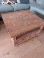Salontafel massief hout, Huis en Inrichting, Tafels | Salontafels, Ophalen, Gebruikt, 50 tot 100 cm, 50 tot 100 cm