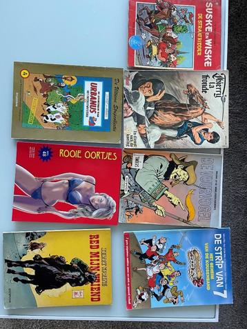 Strips collectie (9 stuks + Maxi strip boek)