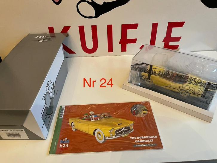 Kuifje tintin 1/24 auto nummer 24 hachette nieuwstaat, Hobby & Loisirs créatifs, Voitures miniatures | 1:24, Neuf, Voiture, Autres marques