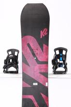 150 cm snowboard K2 EST. 87, black/blue, p-tex topsheet, Sport en Fitness, Snowboarden, Verzenden, Gebruikt, Board