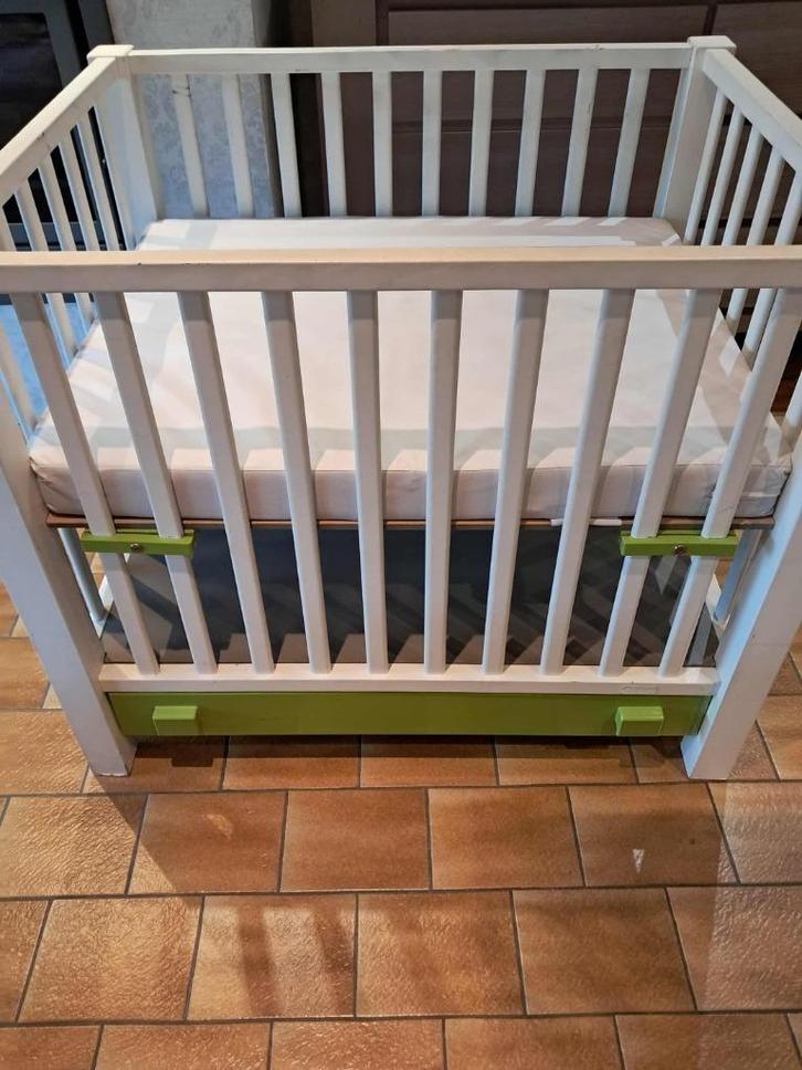 Babypark/bed, Kinderen en Baby's, Babyparken, Gebruikt, Rechthoekig, In hoogte verstelbaar, Lade, Ophalen