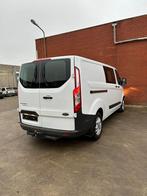 ford transit custom dubbele cab.5pl..63000km carpass!, Auto's, Voorwielaandrijving, Wit, Bedrijf, 5 deurs