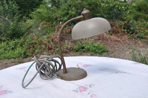 (d)§  lampe de bureau vintage en metal, Antiquités & Art, Antiquités | Éclairage, Enlèvement ou Envoi