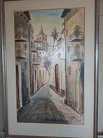 Aquarel straatje in Palma de mallorca, Ophalen