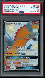 Ho-Oh GX PSA 10 - SV50/SV94 - Sun & Moon - Hidden Fates 2019, Verzenden, Zo goed als nieuw, Losse kaart