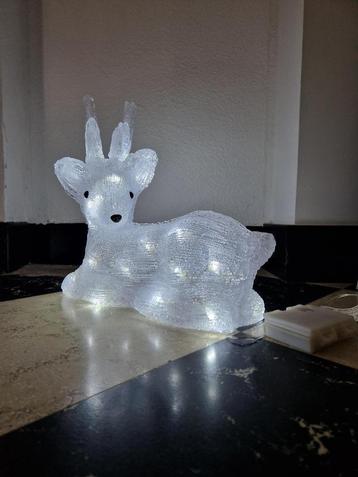 Led-decoratiefiguur met timer  Kerst beschikbaar voor biedingen