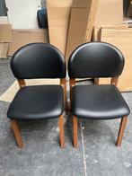 2 Chaises design scandinave, Ophalen, Zwart, Zo goed als nieuw, Eén