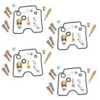 4x Pakkingset Yamaha FZS1000 FAZER FZ-1 Revisieset, Motoren, Onderdelen | Yamaha, Verzenden, Nieuw