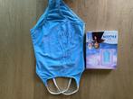 Disney Frozen lichtblauw zwempak of badpak maat 110-116 met, Kinderen en Baby's, Disney, Gebruikt, Meisje, Badpak