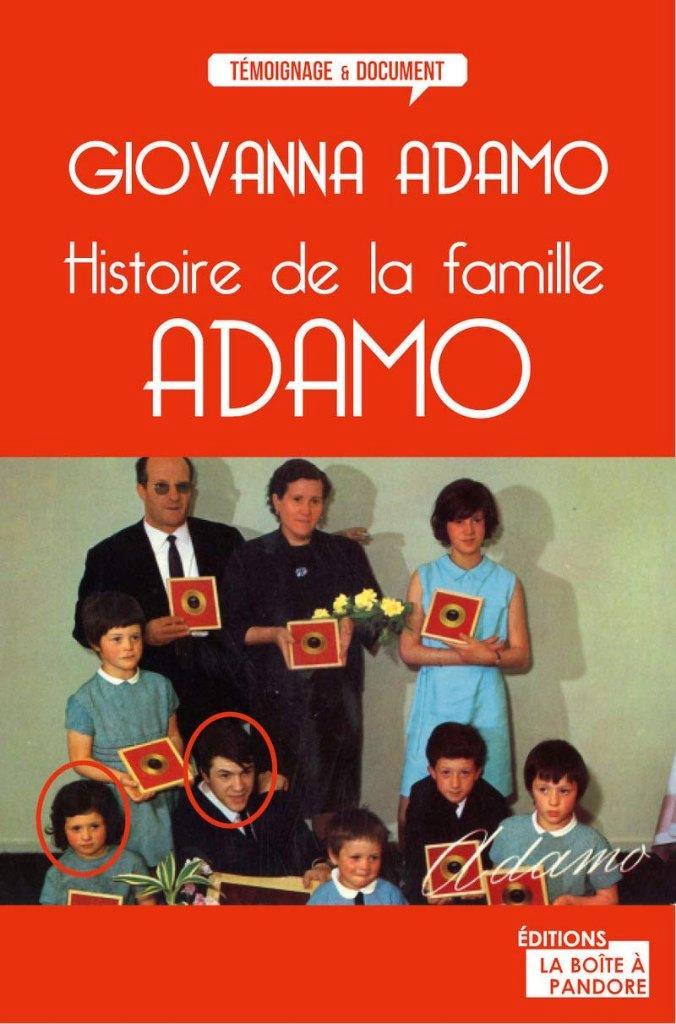 Le livre Histoire de la famille Adamo de Giovanna Adamo, Boeken, Biografieën, Nieuw, Film, Tv en Media, Ophalen of Verzenden