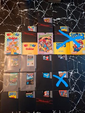 15 Nintendo Nes-spellen!  beschikbaar voor biedingen