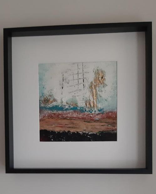 Schilderij: "SEA VIEW"., Antiek en Kunst, Kunst | Schilderijen | Abstract, Ophalen