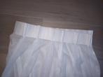 4 witte kant en klare gordijnen, Huis en Inrichting, Stoffering | Gordijnen en Lamellen, Ophalen, Zo goed als nieuw, Overige kleuren