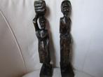 Prachtige sculpturen van een koppel, Mangbettu-stam, Congo, Ophalen of Verzenden