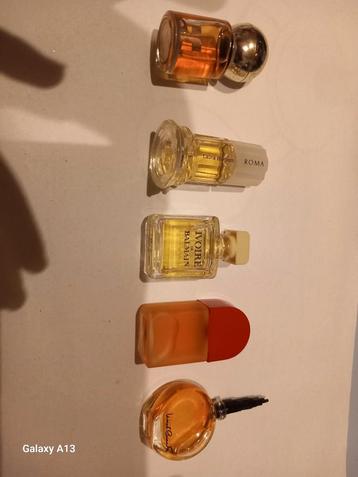 Orginele vintage miniatuur parfumflesjes, Verzamelen, Ophalen of Verzenden, Zo goed als nieuw, Miniatuur