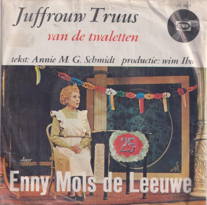 Juffrouw Truus – Enny mols-de leeuwe – Single, Cd's en Dvd's, Vinyl Singles, Gebruikt, Single, Nederlandstalig, 7 inch, Ophalen of Verzenden