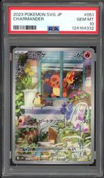 Charmander PSA 10 - 051/049 - Set de deck spécial japon 2023, Enlèvement ou Envoi, Comme neuf, Cartes en vrac