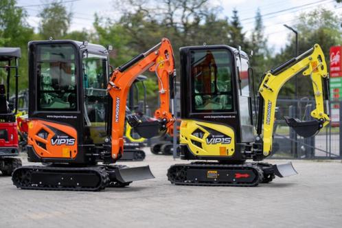 Minigraafmachine Graafmachine Kingway VIP15 joysticks 1500kg, Zakelijke goederen, Machines en Bouw | Kranen en Graafmachines, Graafmachine