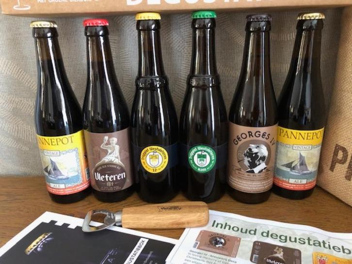DEGUSTATIEBIEREN uit WESTVLETEREN (8 delig): 30 €, Verzamelen, Biermerken, Nieuw, Flesje(s), Overige merken, Ophalen of Verzenden