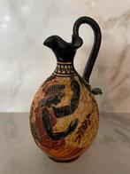 Grieks wijnkannetje 17cm met loden zegel, Antiek en Kunst, Ophalen
