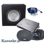 Complete Car Audio set Speakers, Sub en versterker, Ophalen of Verzenden, Nieuw